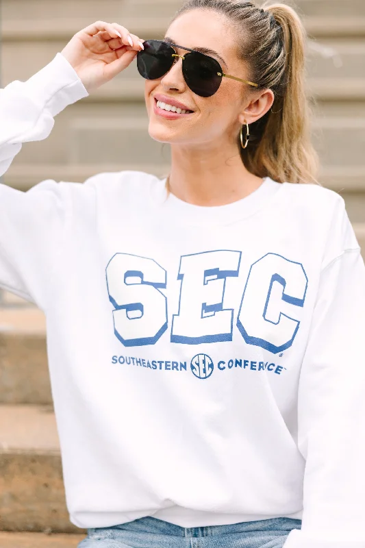 Charlie Southern: SEC White Retro Sweatshirt