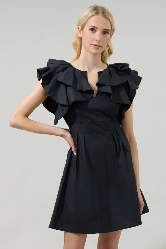 Wilma Ruffle Mini Dress