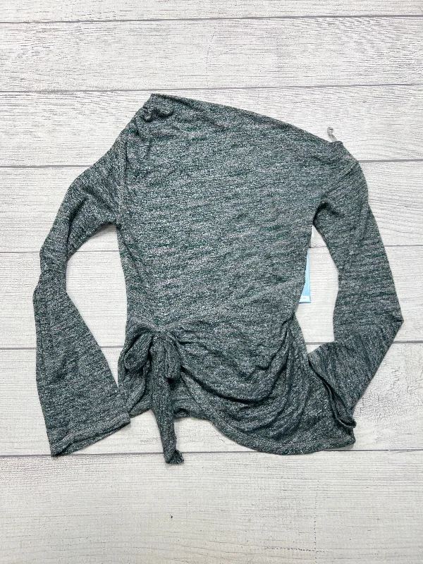 Top Long Sleeve By Free People In Green, Size: S