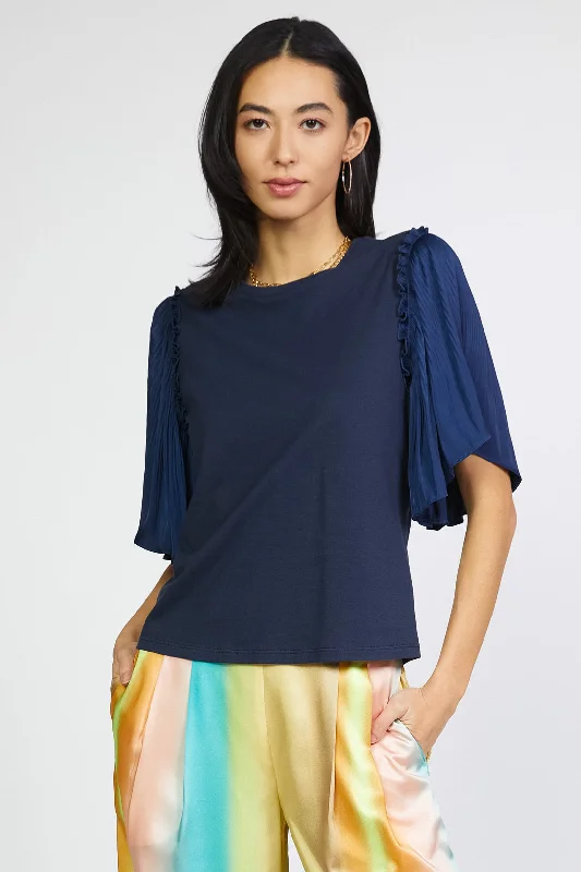 Contrast Sleeve Shirt