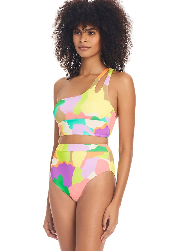 Daytripper One Shoulder Bikini Top Multi