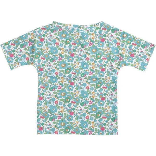 Petit Crabe Betsy D Luna Boatneck Swim Shirt Liberty© fabric