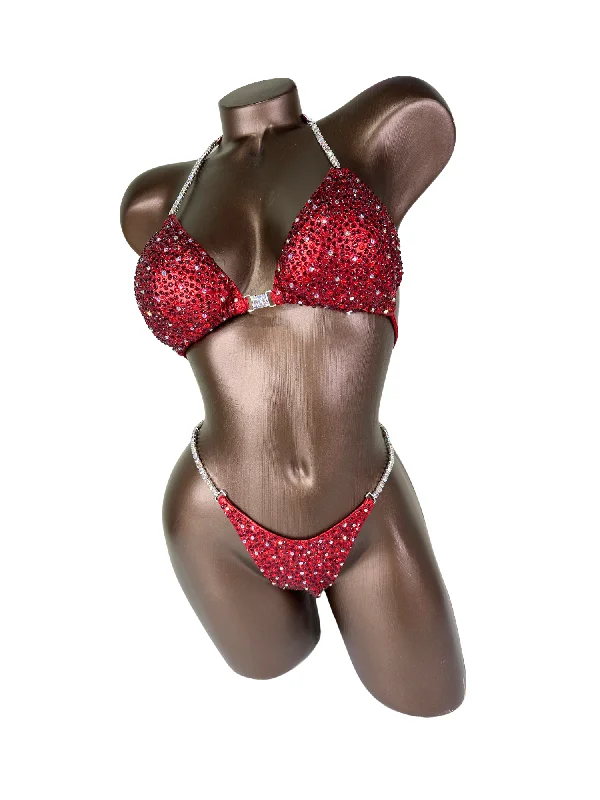 Sparkling Red AB Bikini Suit