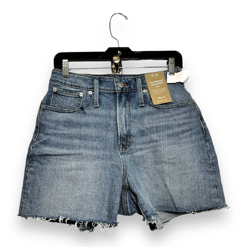 Curvy The perfect Jean Shorts By Madewell In Blue Denim, Size: 2