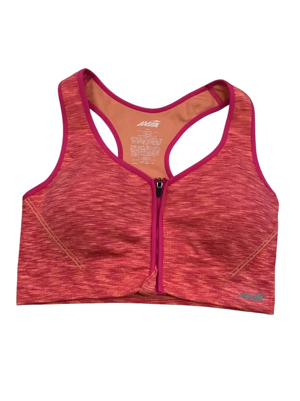 Athletic Bra By Avia In Pink, Size: Large