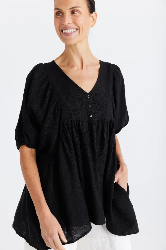 Brave+True Ciao Bella Top Black