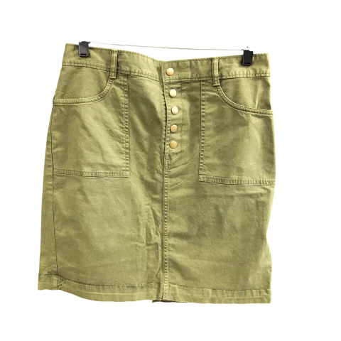 Skirt Mini & Short By Banana Republic In Green, Size: 6