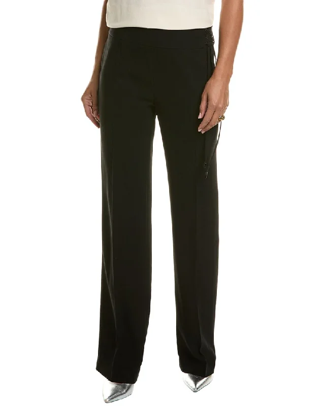 Elie Tahari Crepe Side Tie Pant