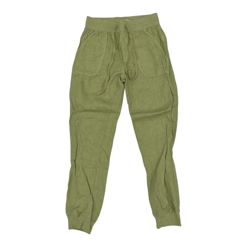 GREEN PANTS JOGGERS by C AND C Size:S