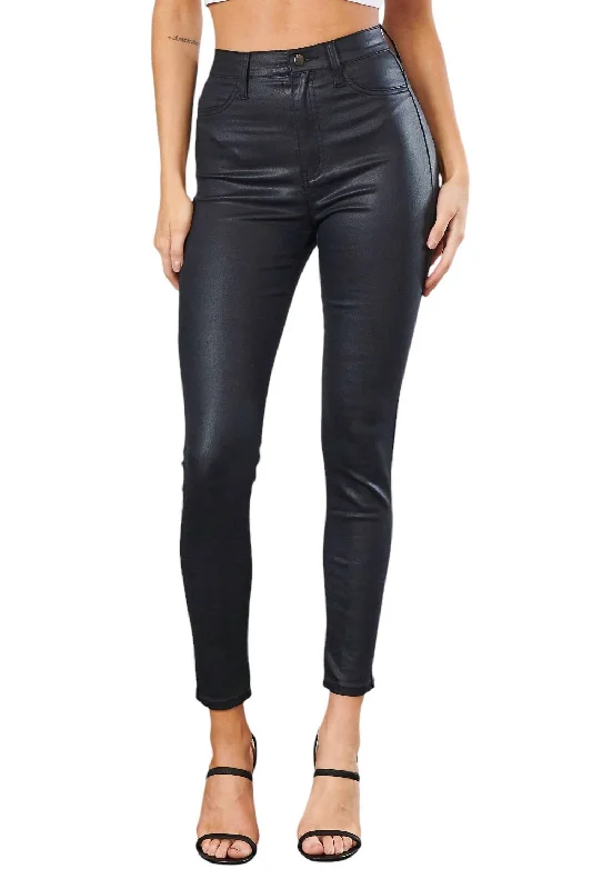 In The Moment Leather Pants In Black