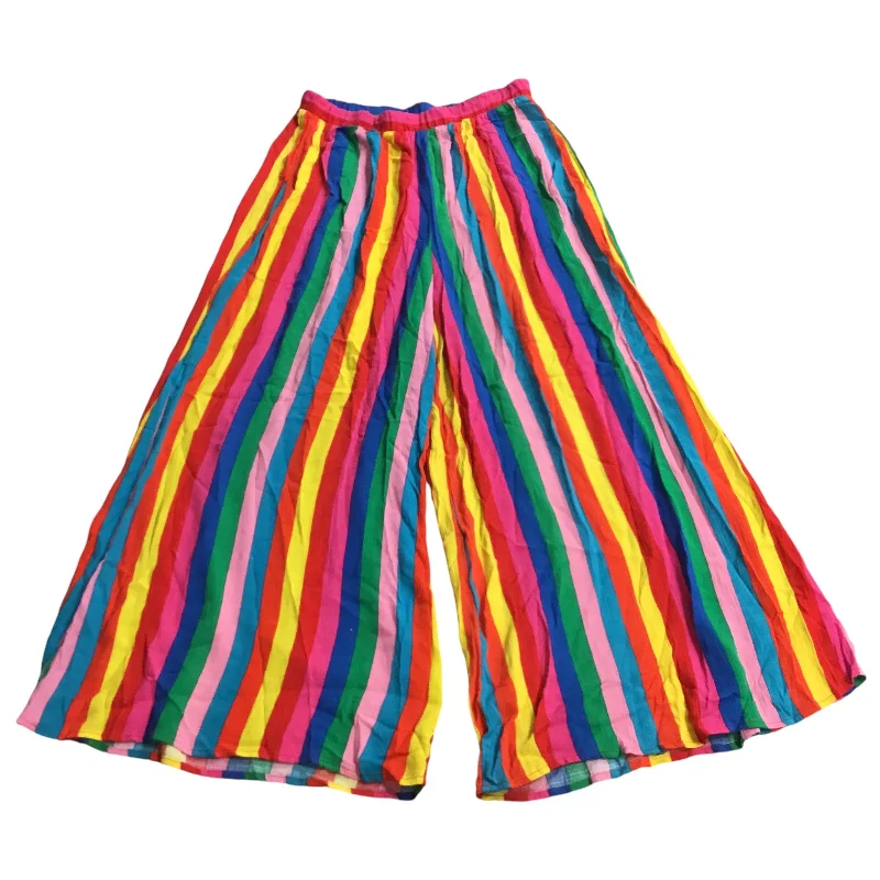 Pants Cropped By Show Me Your Mumu In Rainbow Print, Size: L