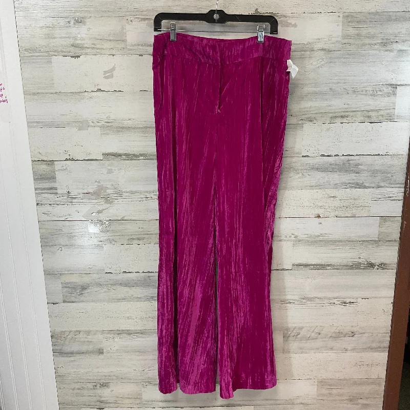 Pants Wide Leg By Nasty Gal In Purple, Size: 10