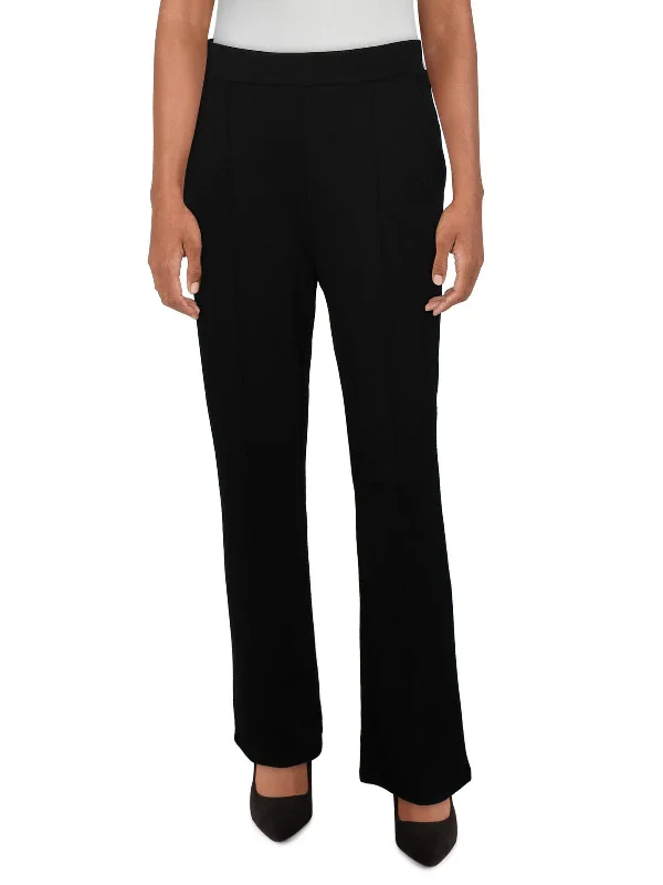 Womens High Rise Work Wear Straight Leg Pants