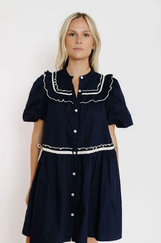 Greene Dress in Navy