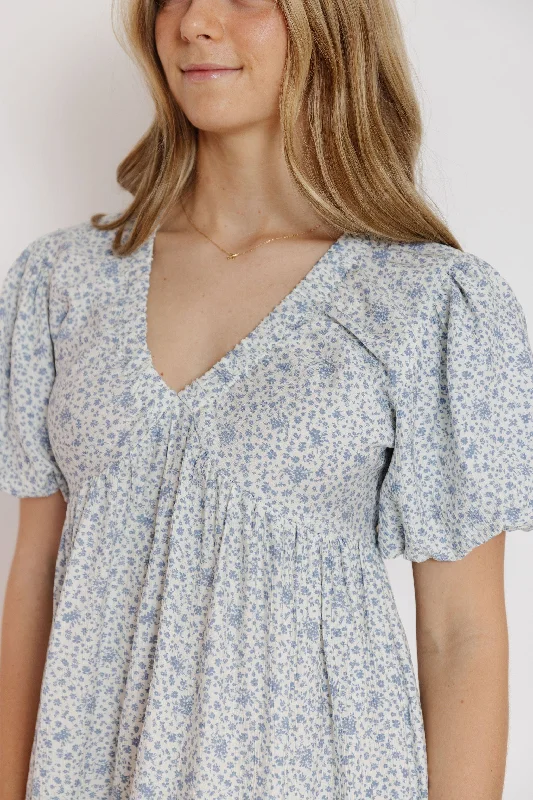 Lazy Summer Dress in Pale Blue