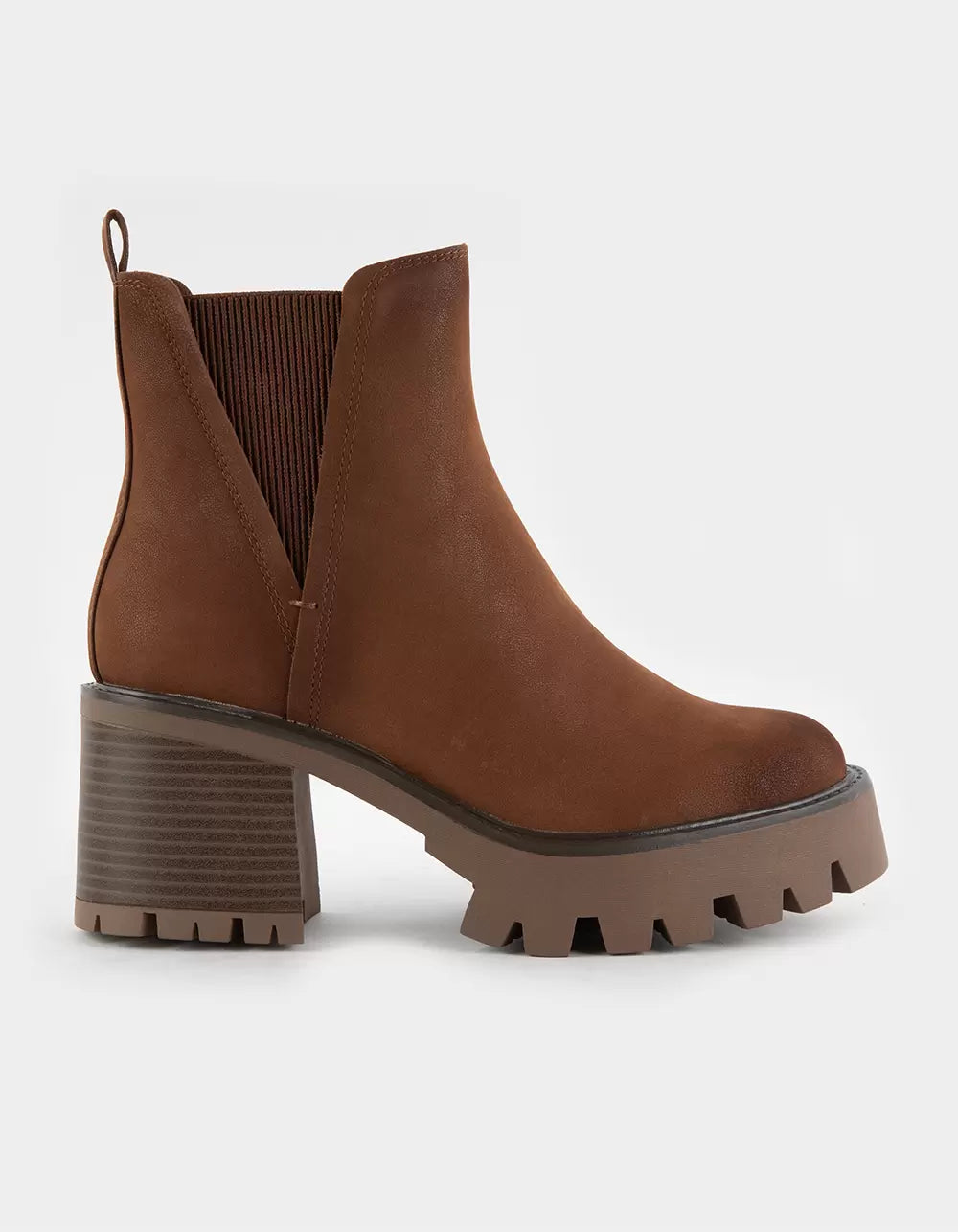 Mia Rusty Cognac Suede Boots