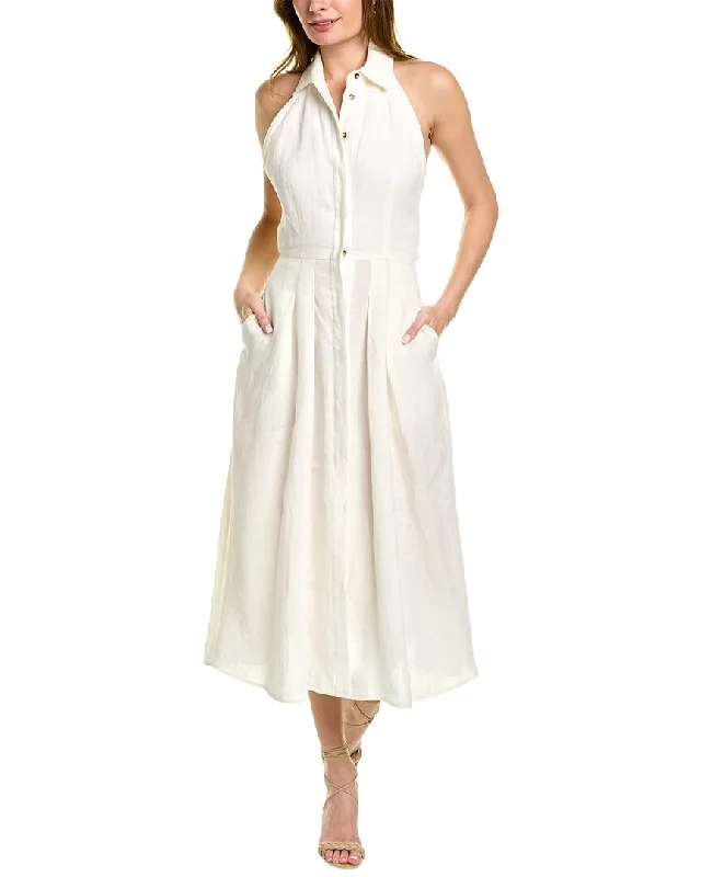 Max Mara Caio Linen Midi Dress