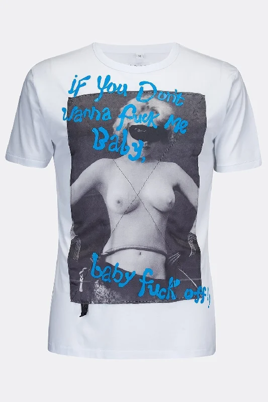 F**K MY T*TS TEE-SHIRT - BLUE