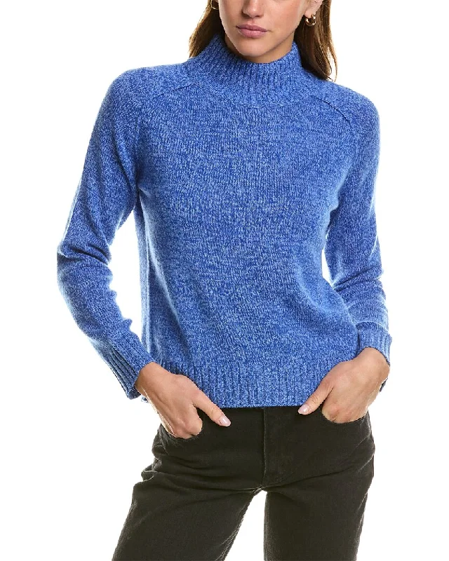 Hannah Rose Turtleneck Wool & Cashmere-Blend Sweater