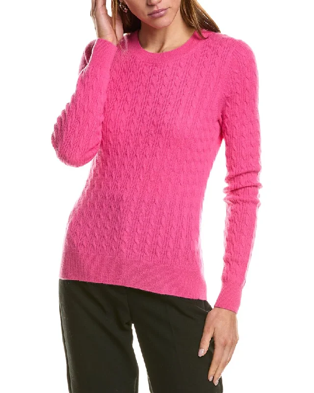 InCashmere Cable Cashmere Sweater