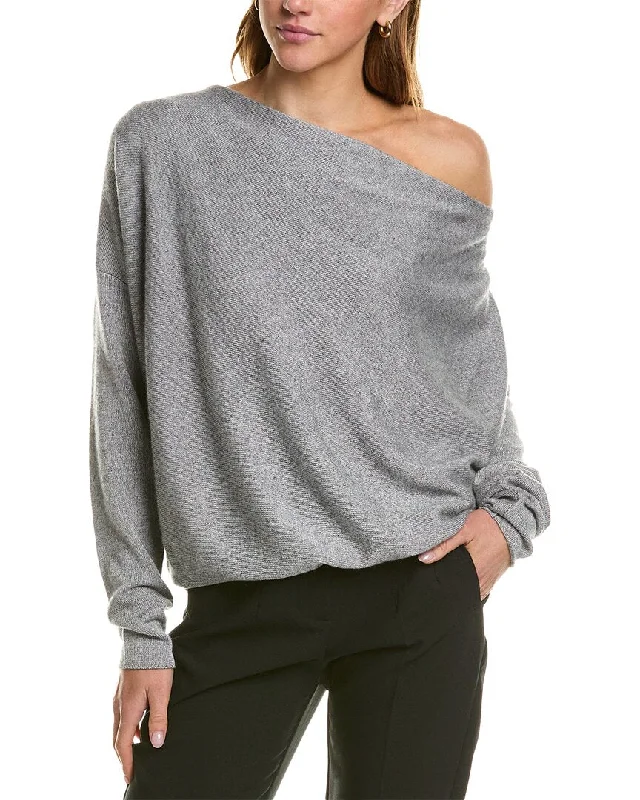 InCashmere Cowl Neck Cashmere Sweater