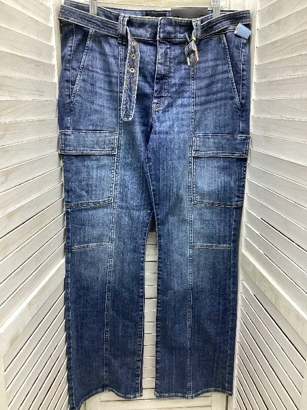 Jeans Boot Cut By White House Black Market In Blue Denim, Size: 14