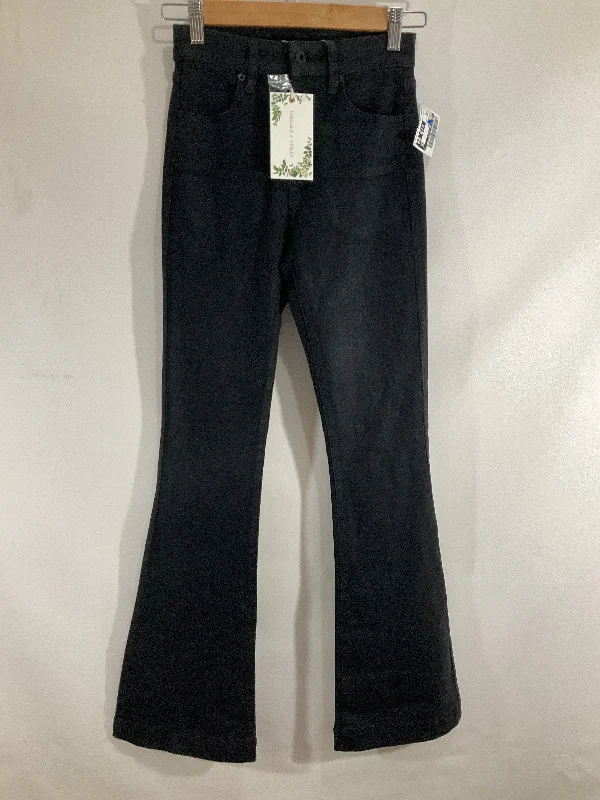 Jeans Flared By Chelsea And Violet In Black Denim, Size: 0