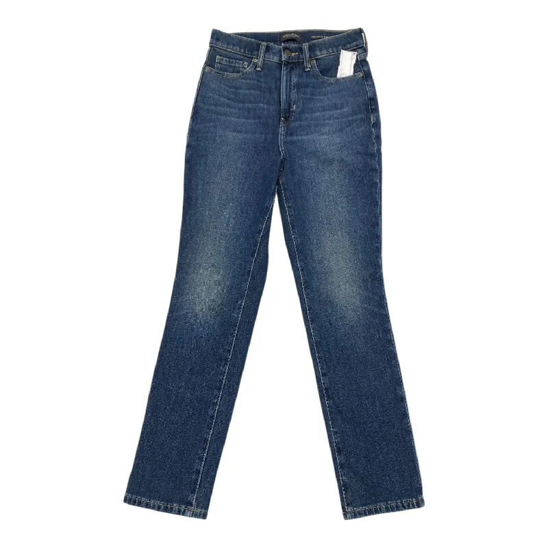 Jeans Skinny By Banana Republic In Blue Denim, Size: 4