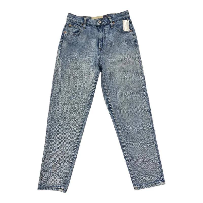 Jeans Straight By Gap In Blue Denim, Size: 4