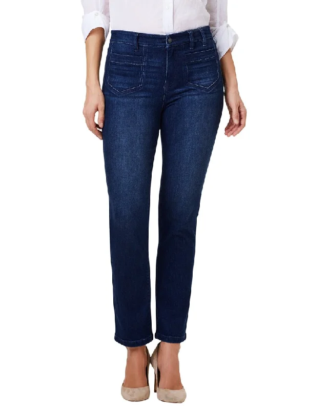 NIC+ZOE Mid Rise Straight Pocket Jean