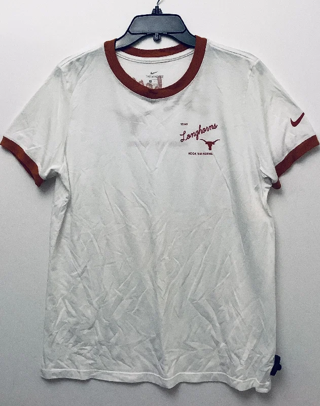 Top Short Sleeve Basic By Nike Apparel In White, Size: L