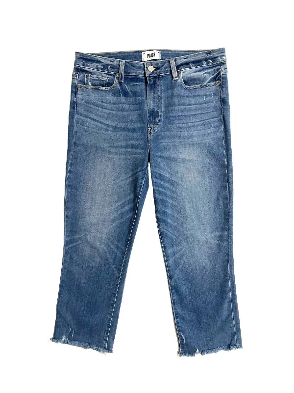 Women's Hoxton Straight Crop Jeans In Blue